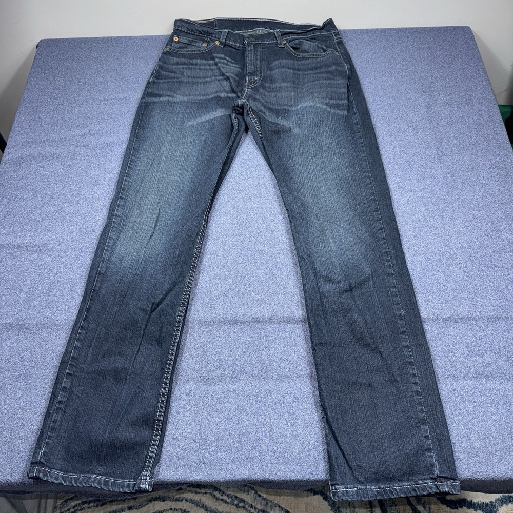 Levis 559 Relaxed Straight Leg Jeans Denim Dark Wash 30x32 Fade Western Cowboy